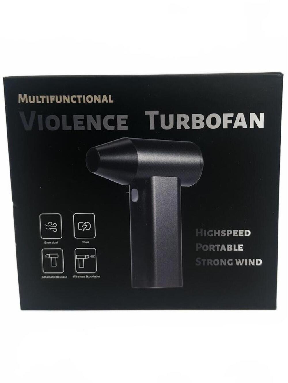 2/$80 Portable Multifunction Turbo Fan Wireless Air Duster Blower Black | NIB